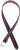 Ulla Popken Snake Embossed Belt Burgundy - Ženski pasovi - 