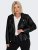 Only Carmakoma Emmy Biker Jacket Black - Usnjene jakne - 