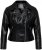 Only Carmakoma Emmy Biker Jacket Black - Usnjene jakne - 