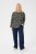 Kaffe Curve Mila Ami Bluza Črna/Turtledove - Bluze & Tunike - 
