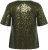 Kaffe Curve Mirana Sequin Blouse Ivy Green - Kaffe Curve - 