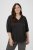 Kaffe Curve Ada Blouse Black - Bluze - 