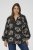 Kaffe Curve Kimmie Blouse Black Chalk Embroidery - Bluze - 