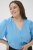 Kaffe Curve Gabby Blouse Azure Blue - Bluze - 