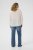 Kaffe Curve Lana Frill Blouse White - Bluze - 