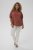 Kaffe Curve Neela Off-Shoulder Blouse Henna Brown - Bluze & Tunike - 