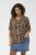 Kaffe Curve Ami Short Sleeve Blouse Printed Leopard - Bluze & Tunike - 