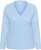 Kaffe Curve Jilanda V-Neck Pullover Blue - Puloverji & pletenine - 