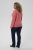 Kaffe Curve Jilanda V-Neck Pullover Red - Puloverji & pletenine - 