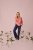 Kaffe Curve Jilanda V-Neck Pullover Red - Puloverji & pletenine - 
