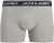 Jack & Jones Hector Solid Trunks 5-Pack Grey - Boksarice - Moške Boksarice za Močnejše postave