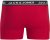 Jack & Jones Hector Solid Trunks 3-Pack Navy/Red/Grey - Boksarice - Moške Boksarice za Močnejše postave