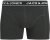 Jack & Jones Hector Solid Trunks 3-Pack Navy/Red/Grey - Boksarice - Moške Boksarice za Močnejše postave