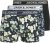 Jack & Jones Acray Flower Boxers 3-Pack Black/Navy - Spodnje perilo & kopalne hlače - Moško Spodnje Perilo za močnejše postave