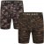 Kam Jeans 813 Camo Print Boxers Charcoal Khaki - Boksarice - Moške Boksarice za Močnejše postave
