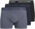 Jack & Jones jeremiah Solid Trunks 3-Pack Navy Blazer - Spodnje perilo & kopalne hlače - Moško Spodnje Perilo za močnejše postave