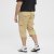 North Latitude 51136 Capri Shorts Beige - Kratke hlače - Moške Kratke Hlače za Močnejše Postave