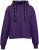 Nora Mikken GERTRUD Cropped Hoodie Purple - OBLAČILA ZA ŽENSKE XS-XXL - 