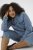 Kaffe Curve Vilana Denim Jacket Washed Blue - Kavbojske jakne - 