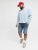 Jack & Jones Rick Original Regular Fit Shorts Blue - Kratke hlače - Moške Kratke Hlače za Močnejše Postave