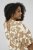 Kaffe Curve Marla Dress Oak Chalk Leaf - Midi obleke - 