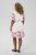 Kaffe Curve Rosa Mini Dress White Rose Border Flower - Mini obleke - 