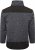 Kam jeans KV133 Twisted Marl Fleece Jacket Black - Jakne - Moške bunde za Močnejše Postave