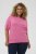 Kaffe Curve Minia Pullover Pink Power Melange - Pleten puloverji - 