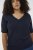 Kaffe Curve Leani Knitted Pullover Midnight Marine - Pleten puloverji - 
