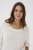Kaffe Curve Lotia Pullover Chalk - Pleten puloverji - 