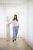 Kaffe Curve Lotia Pullover Chalk - Pleten puloverji - 