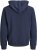 Jack & Jones College Logo Hoodie Navy - Puloverji & jopice - Moški Puloverji & Jopice za Močnejše Postave