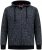 Duke Fareham Bonded Sherpa Lining Knitted Hoodie Grey - Puloverji & jopice - Moški Puloverji & Jopice za Močnejše Postave