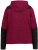 Ulla Popken Contrast Inserts Sweater Knit Hoodie Blackberry - Ulla Popken - 