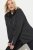 Ulla Popken Sweater Knit Fleece Hoodie Black - Puloverji & jopice - Udobni puloverji in pletenine
