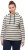 Ulla Popken Stripe Print Loungewear Hoodie Chalk - Puloverji & jopice - 