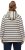 Ulla Popken Stripe Print Loungewear Hoodie Chalk - Puloverji & jopice - 