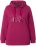 Ulla Popken Rock Sequined Hoodie Ruby - Puloverji & jopice - 