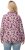 Ulla Popken Floral Print Drawstring Collar Hoodie Vanilla - Puloverji & jopice - 