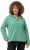 Ulla Popken Drawstring Hem Two-Tone Knit Hoodie Emerald Green - Puloverji & jopice - 