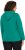 Ulla Popken Face Graphic Long Sleeve Hoodie Emerald Green - Puloverji & jopice - 