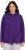Ulla Popken Cable Knit Long Sleeve Hoodie Deep Violet - Puloverji & jopice - 