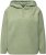 Ulla Popken Teddy Plush Long Sleeve Hoodie Sage Green - Puloverji & jopice - 