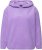 Ulla Popken Teddy Plush Long Sleeve Hoodie Pale Lilac - Puloverji & jopice - 