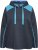 Ulla Popken Waffle Pique Contrast Color Hoodie Navy - Puloverji & jopice - 