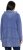 Ulla Popken Tiered Flounce Panel Zip Up Hoodie Atlantic Blue - Puloverji & jopice - 