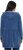 Ulla Popken Indigo Dyed Flounce Panel Hoodie Blue - Puloverji & jopice - 