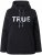 Ulla Popken TRUE Lettering Hoodie Black - Puloverji & jopice - 