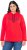 Ulla Popken TRUE Lettering Hoodie Neon Red - Puloverji & jopice - 