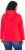 Ulla Popken TRUE Lettering Hoodie Neon Red - Puloverji & jopice - 